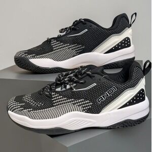 AND1 Tangent Low Top Basketball Sneakers Men's Size 10 Black/White NWT